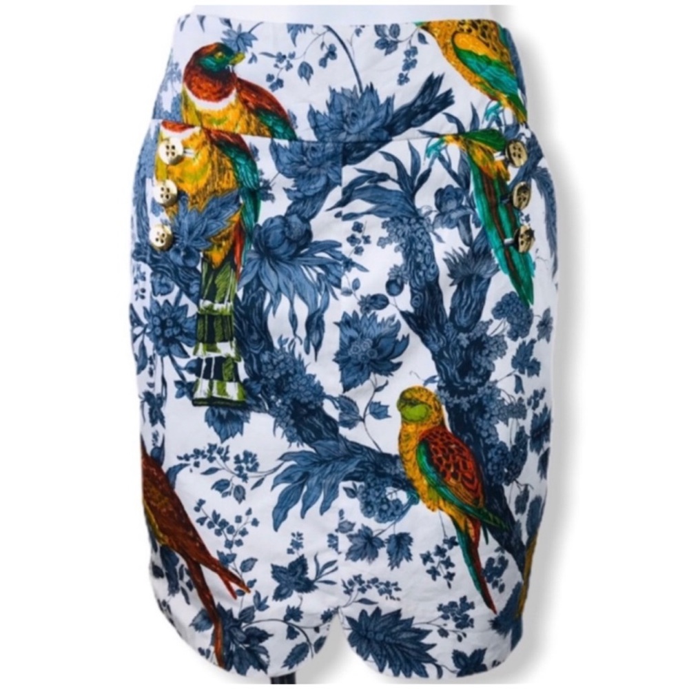 💥PRICE DROP💥 Parrot Print Skirt - Picture 1 of 5